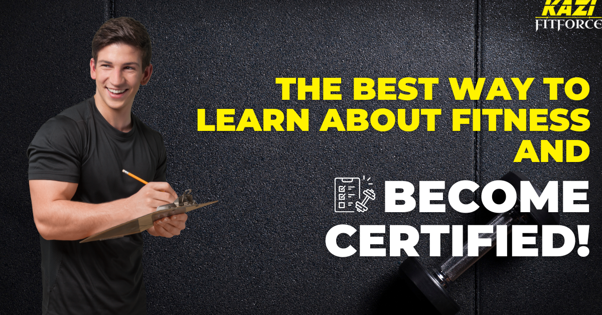 The best way to learn about fitness and become certified!